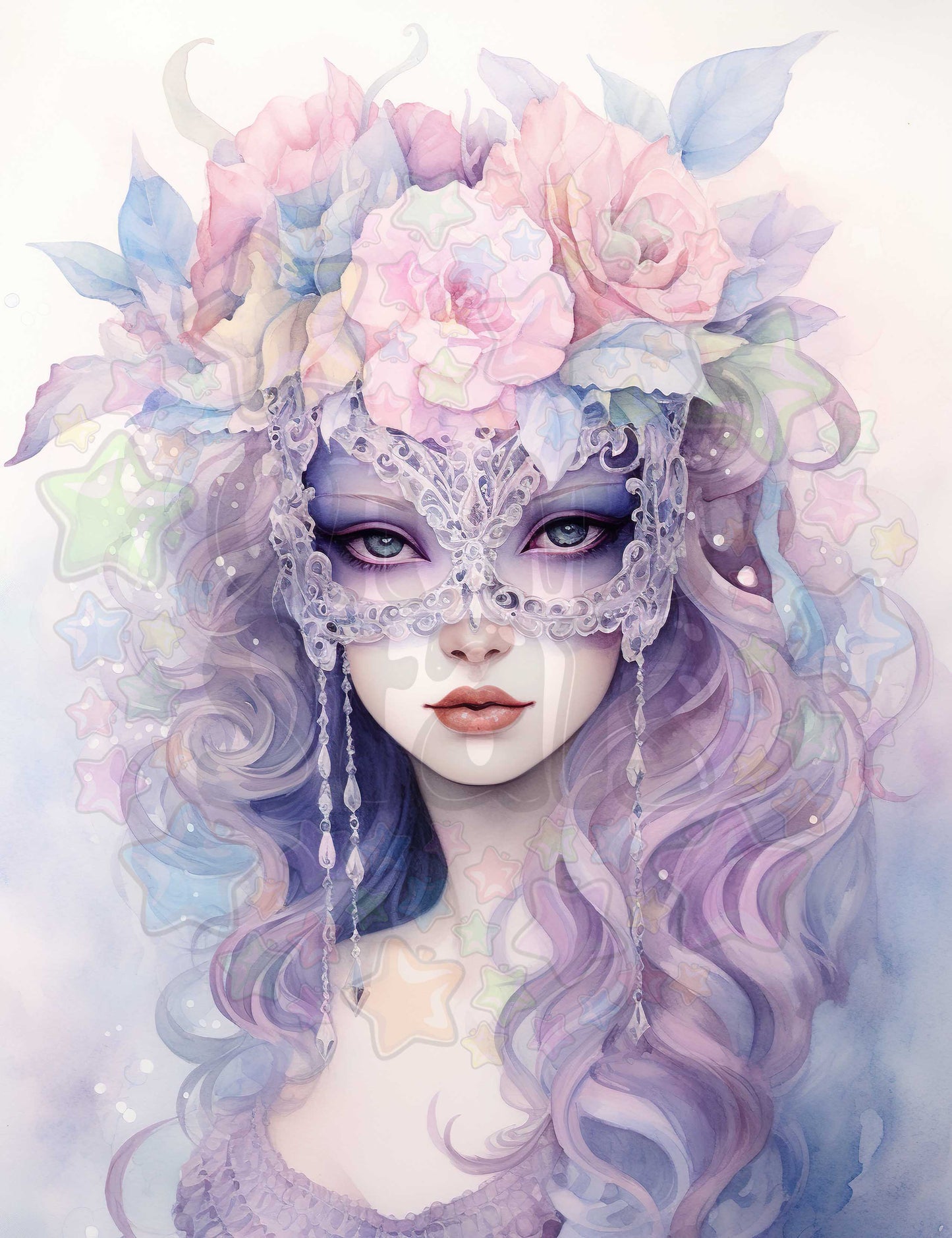 Pastel Masquerade Glam