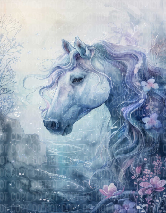 Mystic Blue Horse