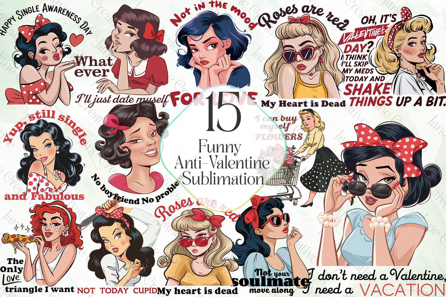 Funny Ant-Valentine's Day 15pc