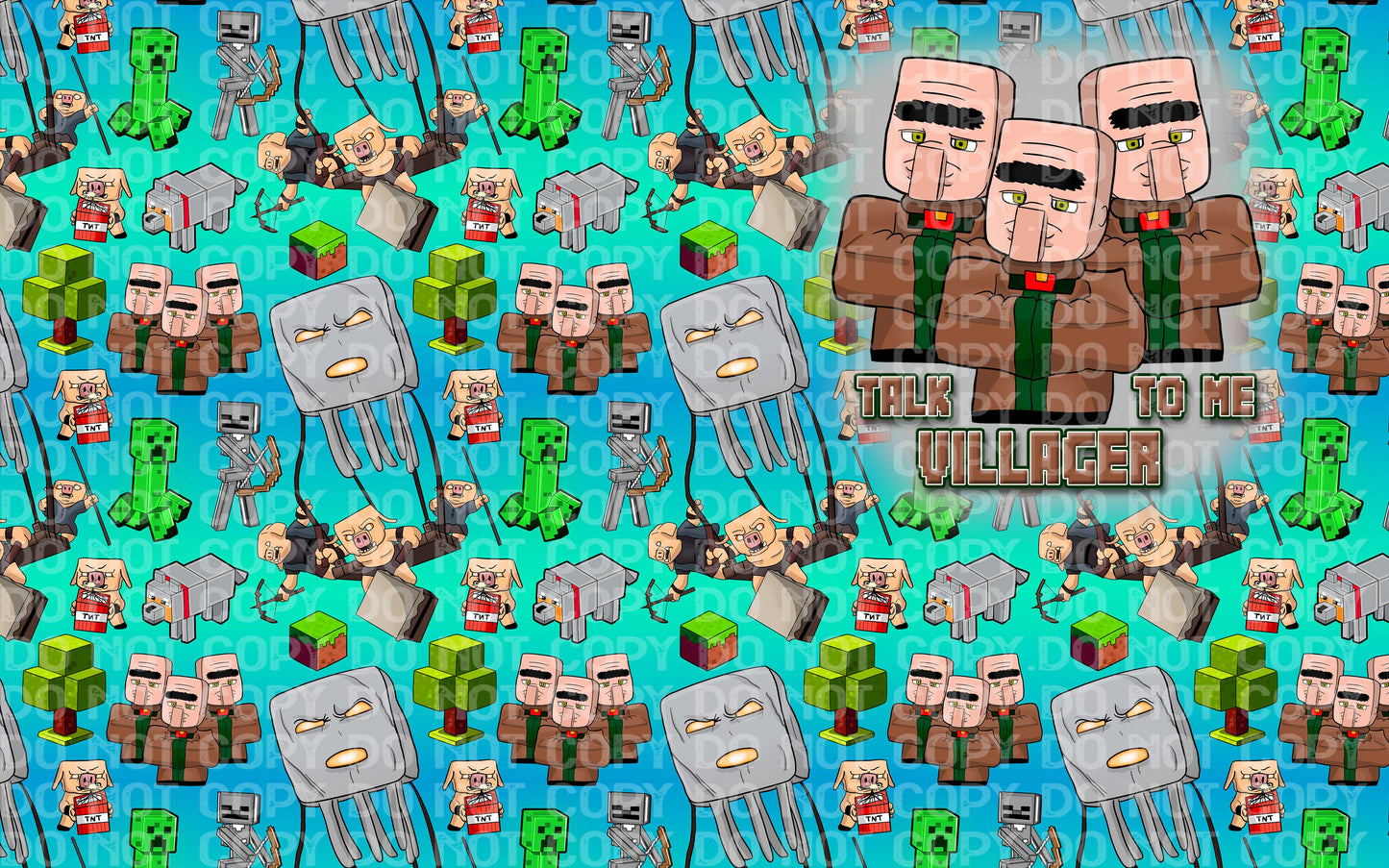MC Villager Blue