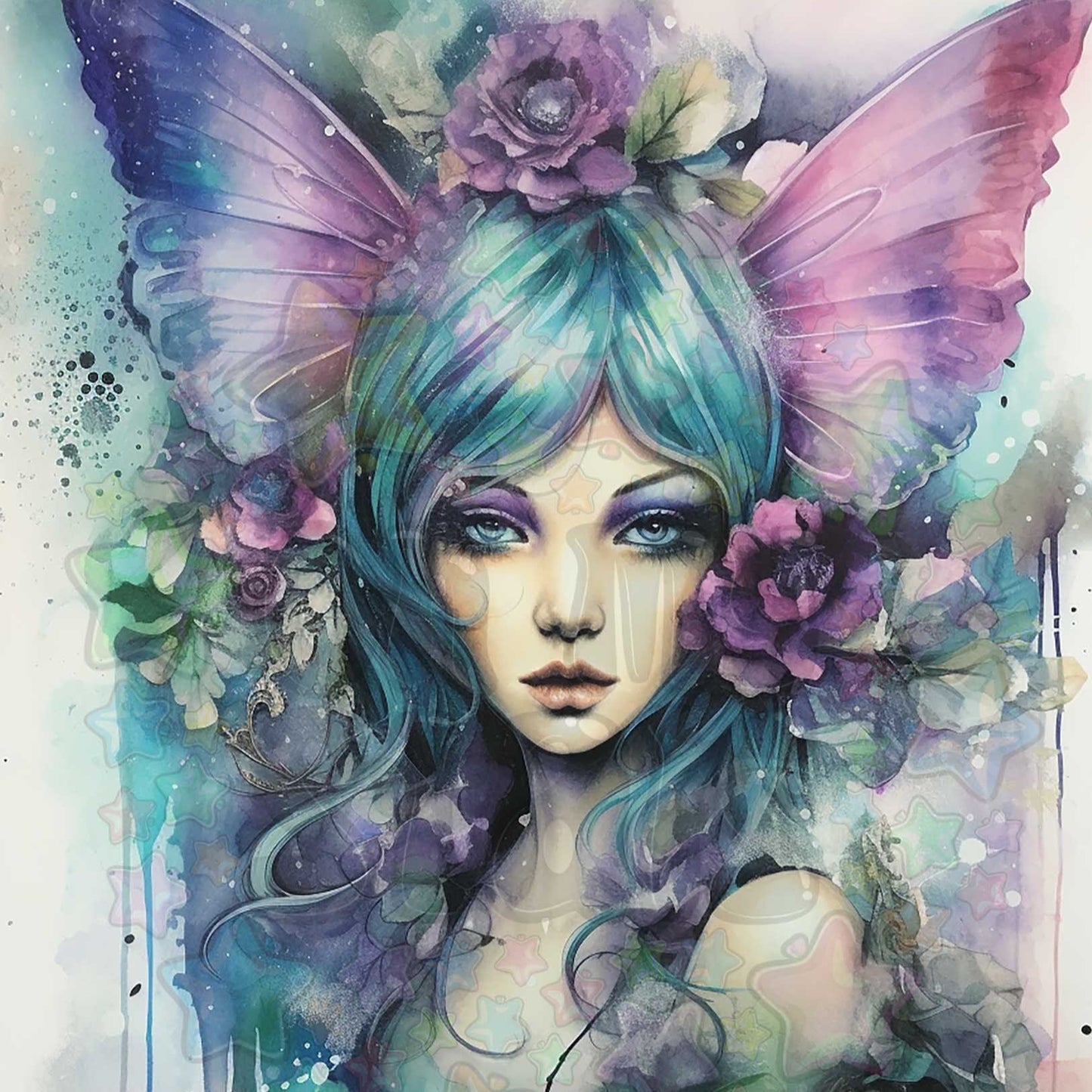 Fairy Purple Flowers