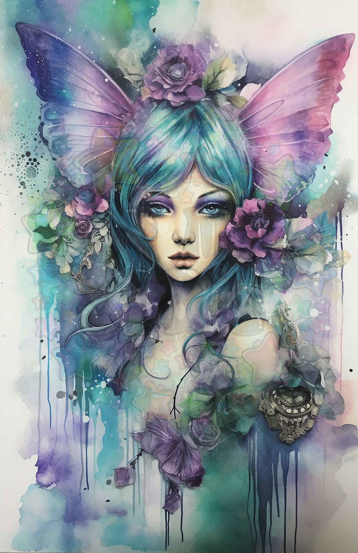 Fairy Purple Flowers