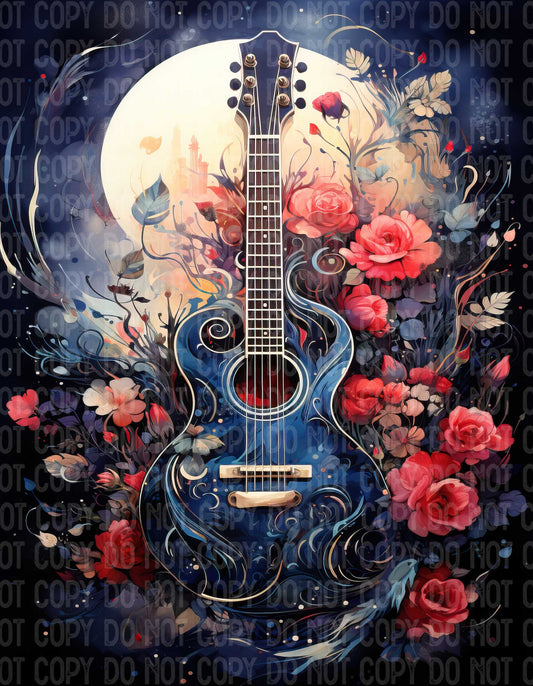 Navy Guitar