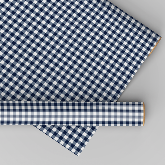 Navy Gingham
