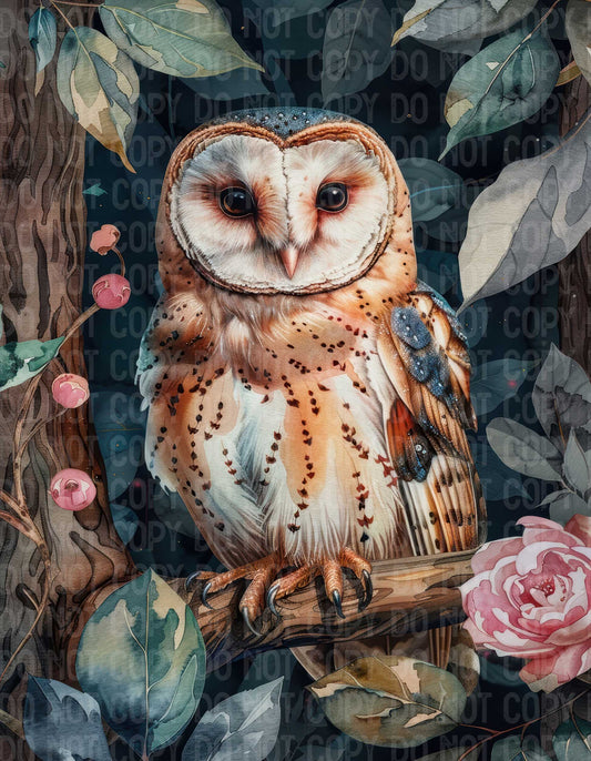 Botanical Owl