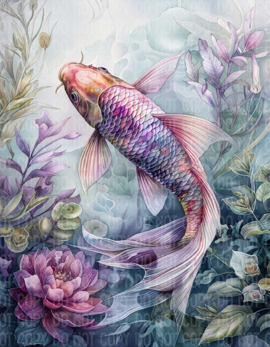 Pastel Mirage Coi Fish