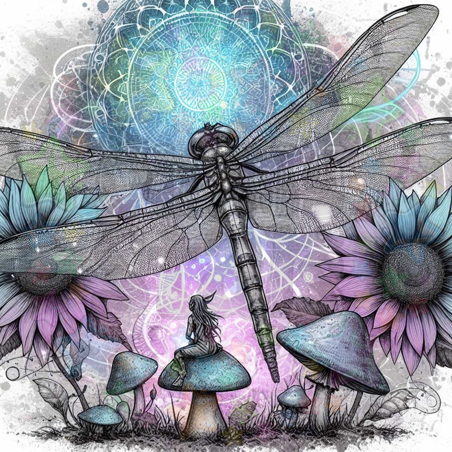 Pastel Dragonfly