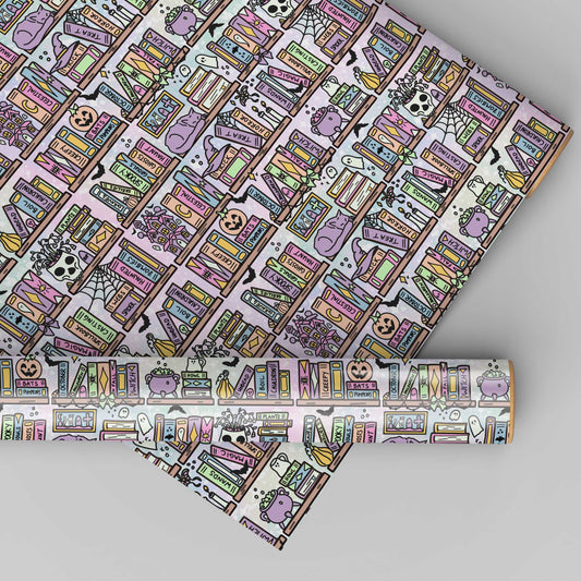 Pastel Horror Bookshelf