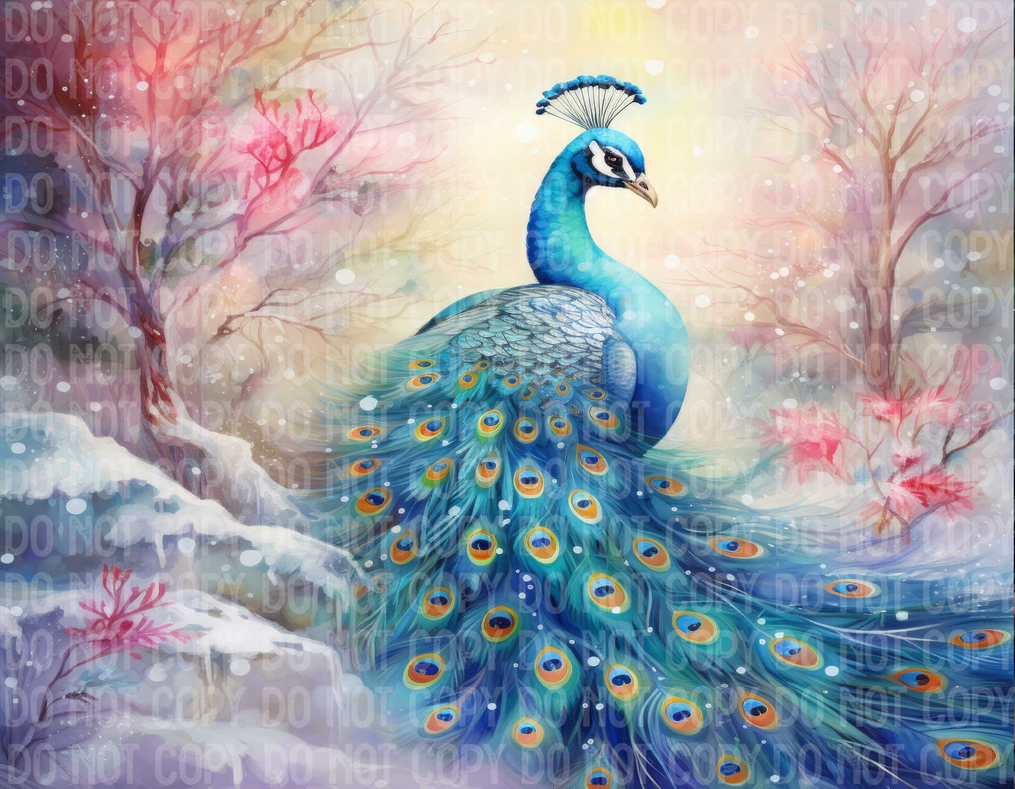 Pastel Peacock