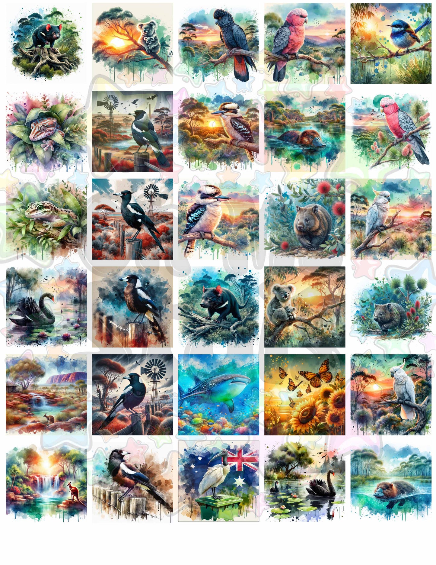 Pop Socket Sheet Aussie