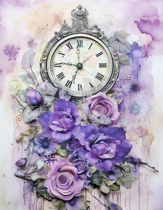 Purple Clock