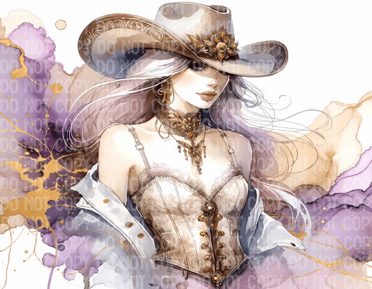 Purple Cowgirl