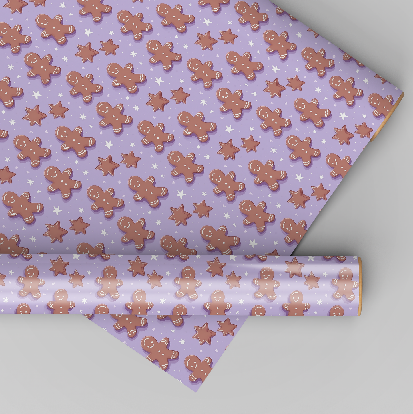 Purple Gingerbread Man