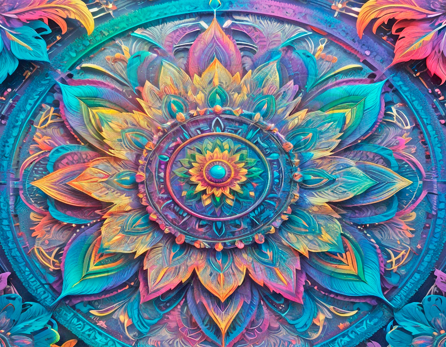 Rainbow Mandala