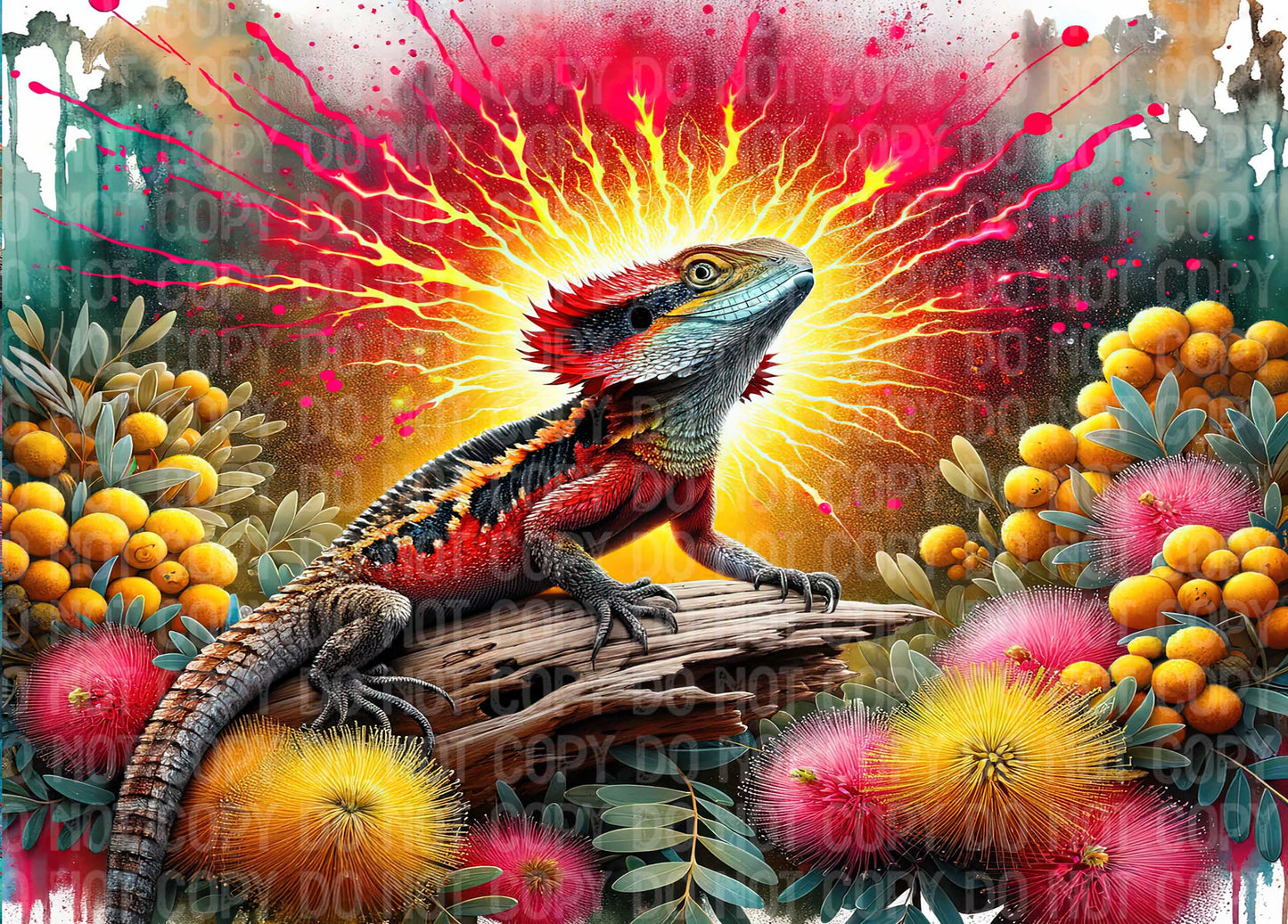 Frilled Neck Lizard