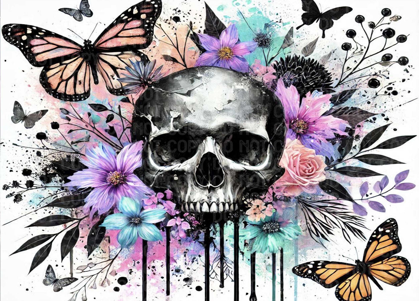 Skull Flowers