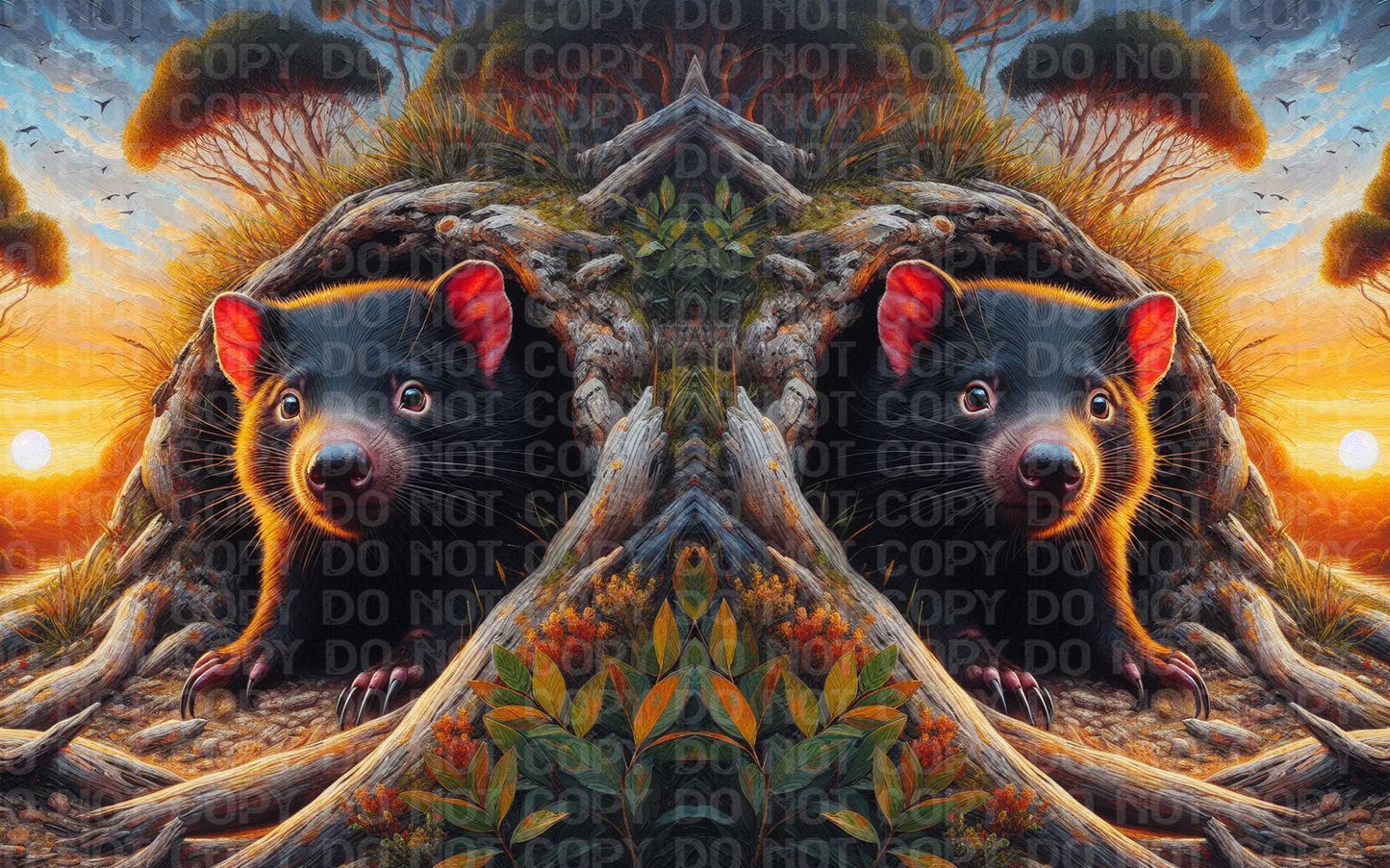 Tasmanian Devil Burrow 1