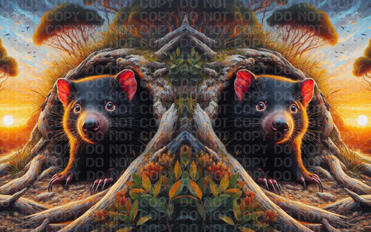 Tasmanian Devil Burrow 1