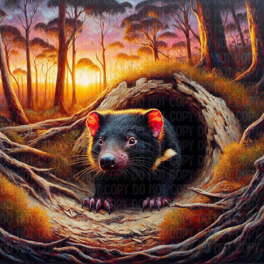 Tasmanian Devil Burrow 3