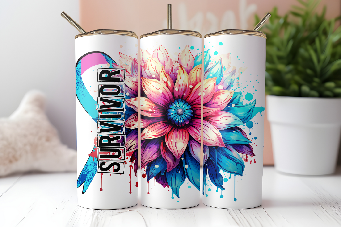Survivor Pink Teal