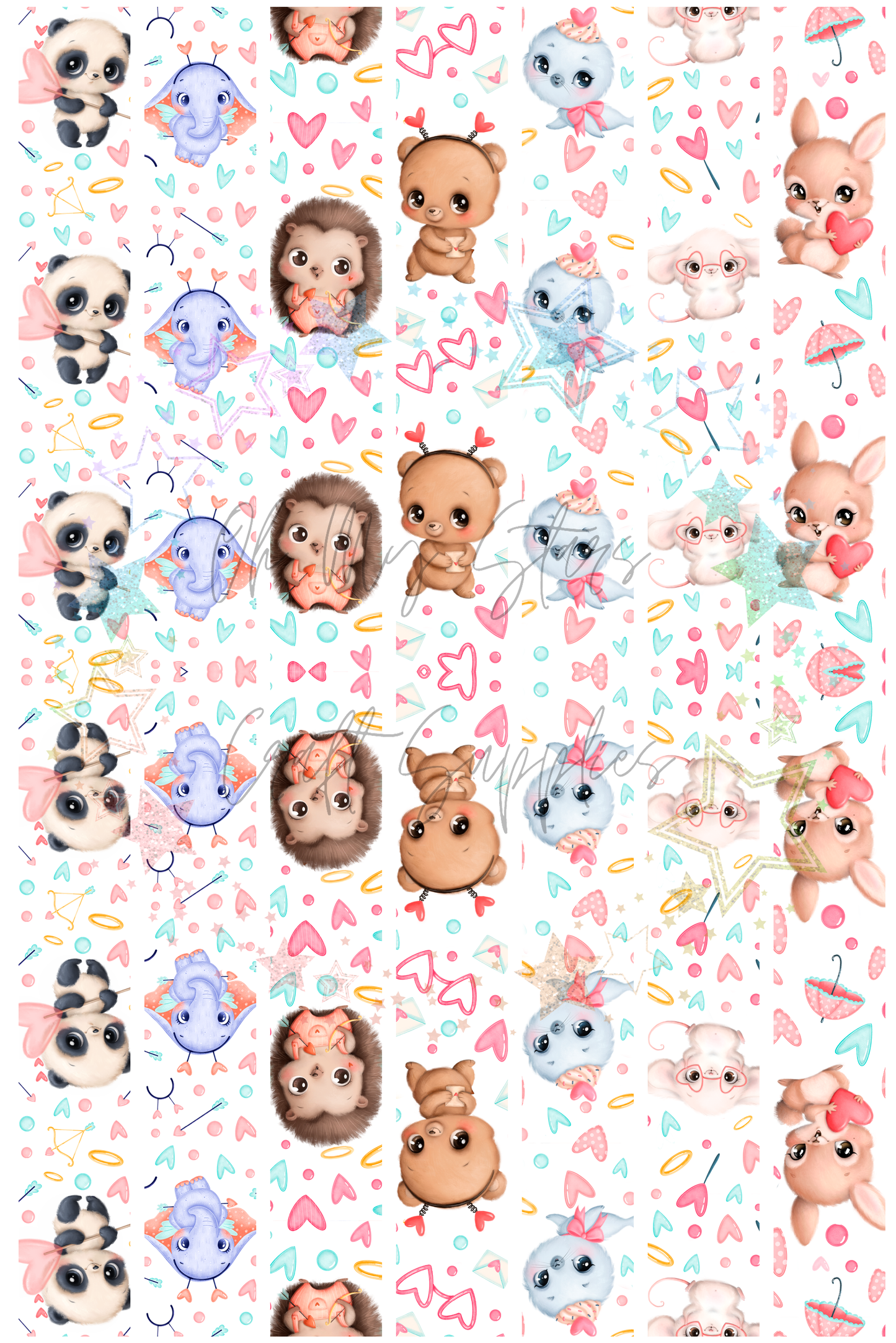 Valentine Animal Fobs