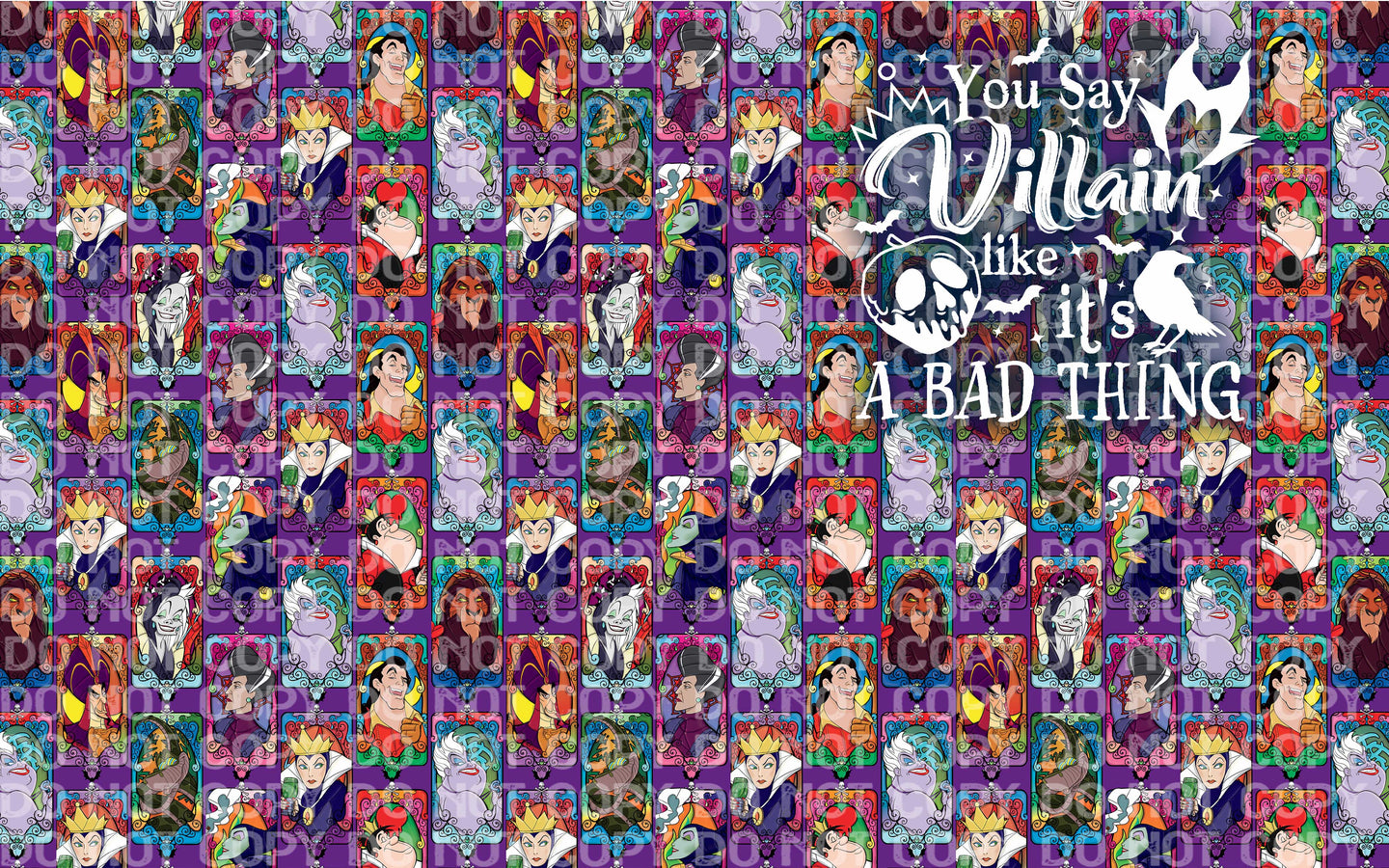 Villains Vintage Grid