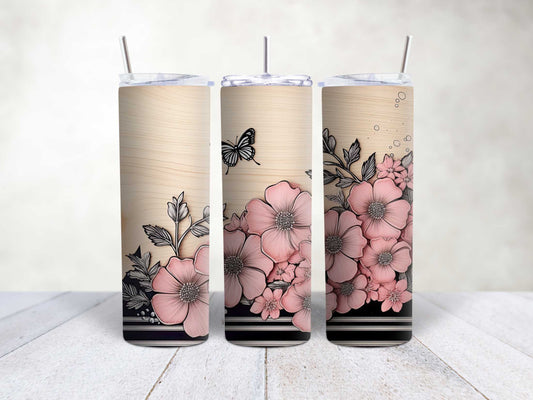 Vintage Pink Flowers