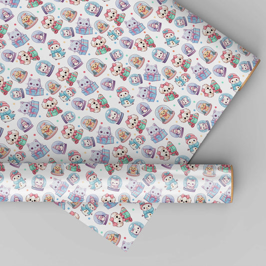 Kitty Christmas White