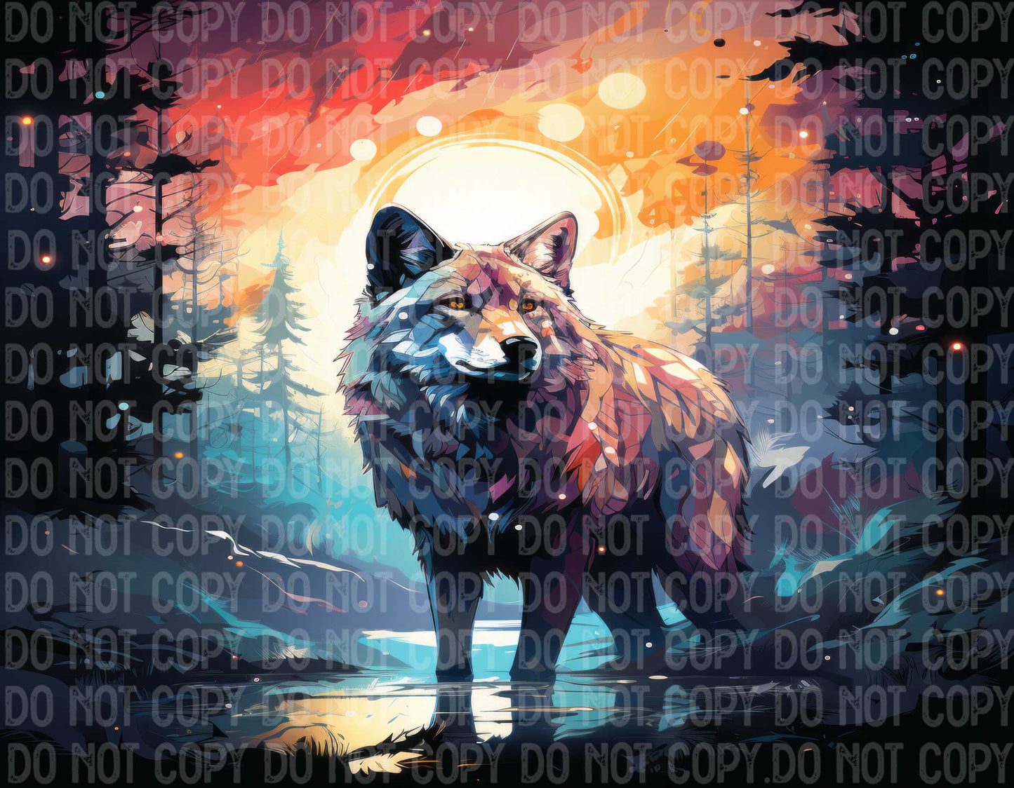 Wolf Sunset