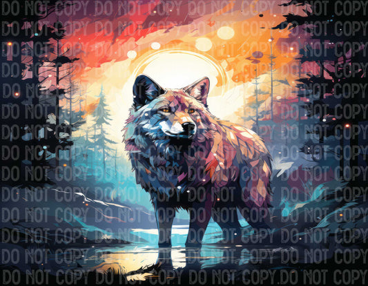 Wolf Sunset