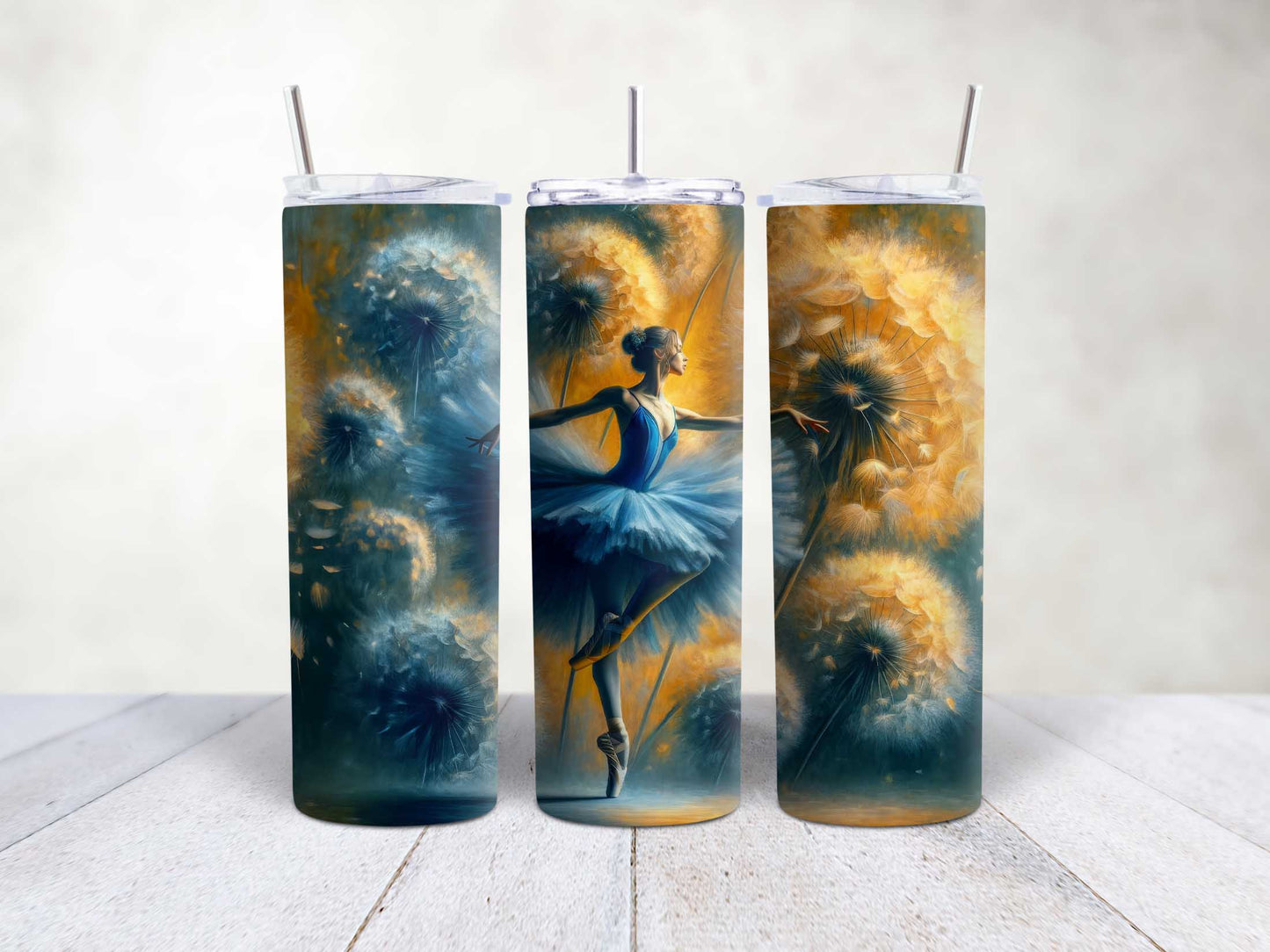 Blue and Yellow Ballet