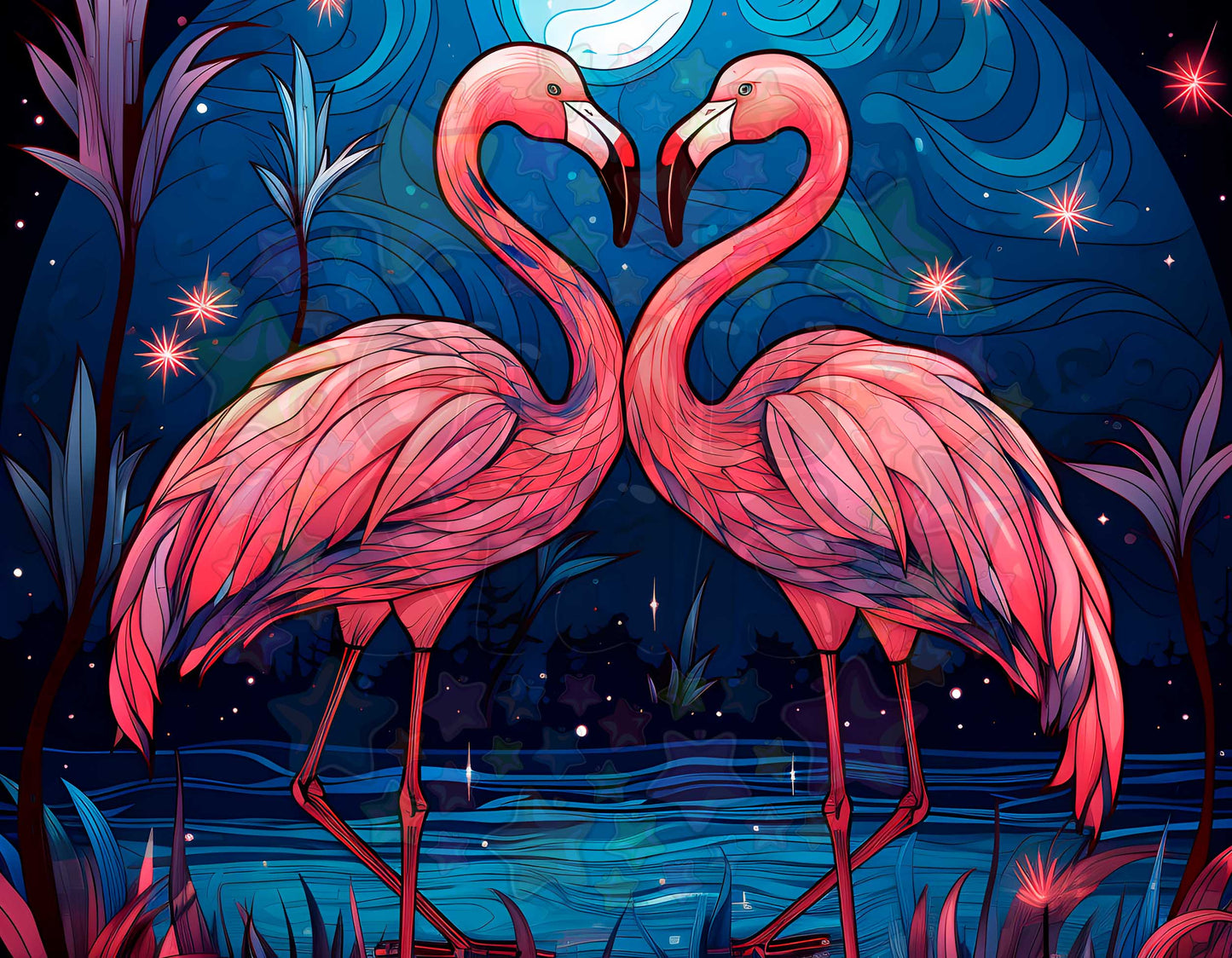 Bold Flamingos