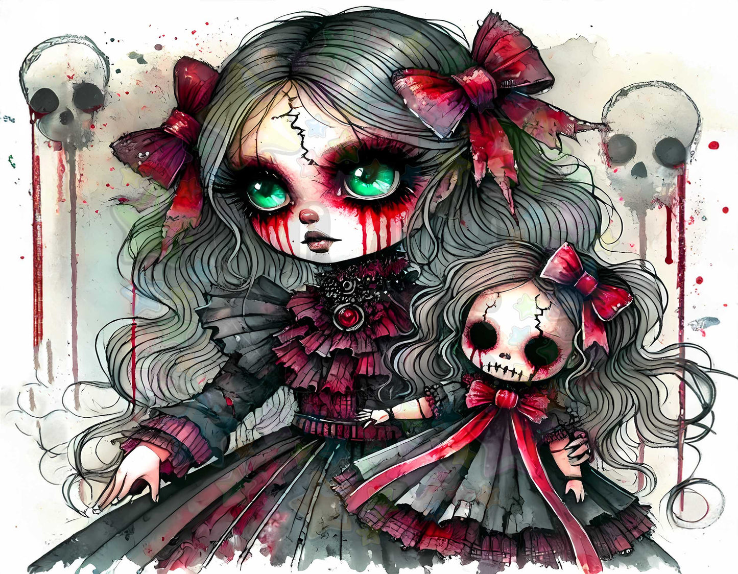 Goth Doll Red