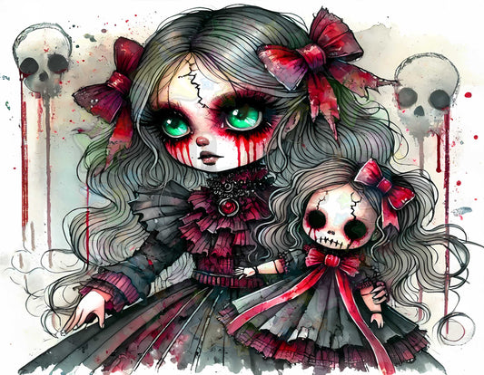 Goth Doll Red