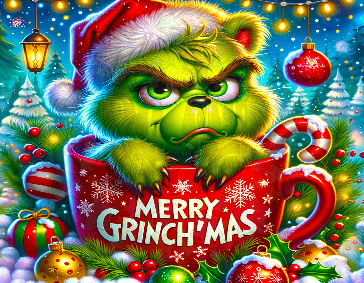 Grinchy bear