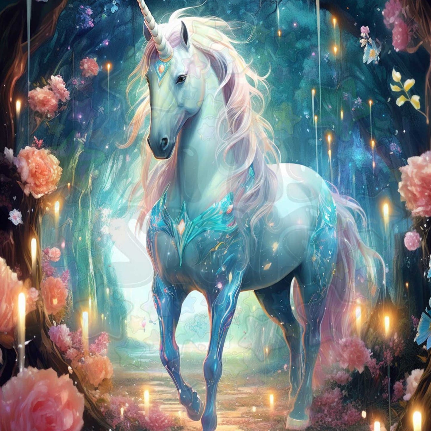 Unicorn Glow Blue