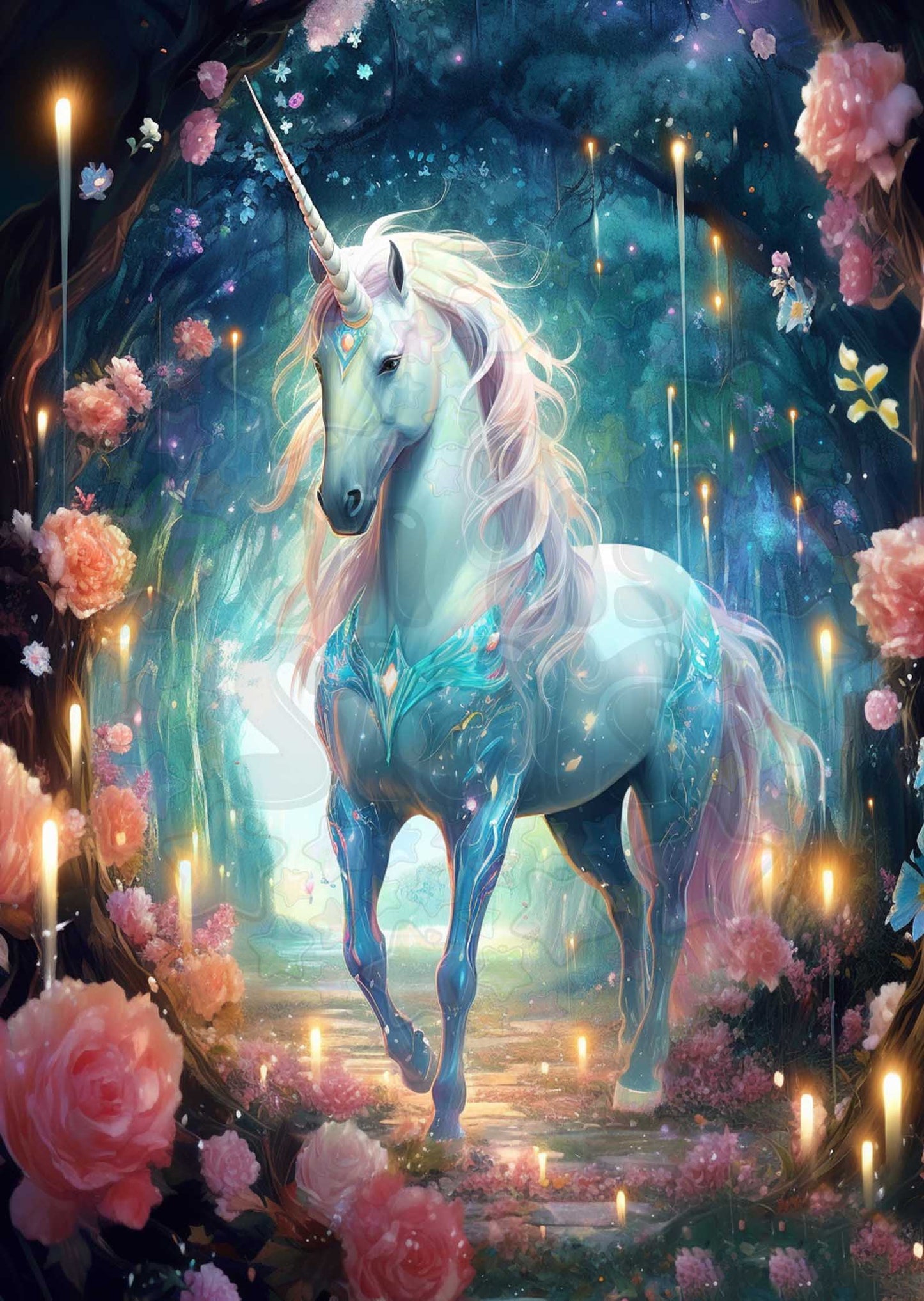 Unicorn Glow Blue