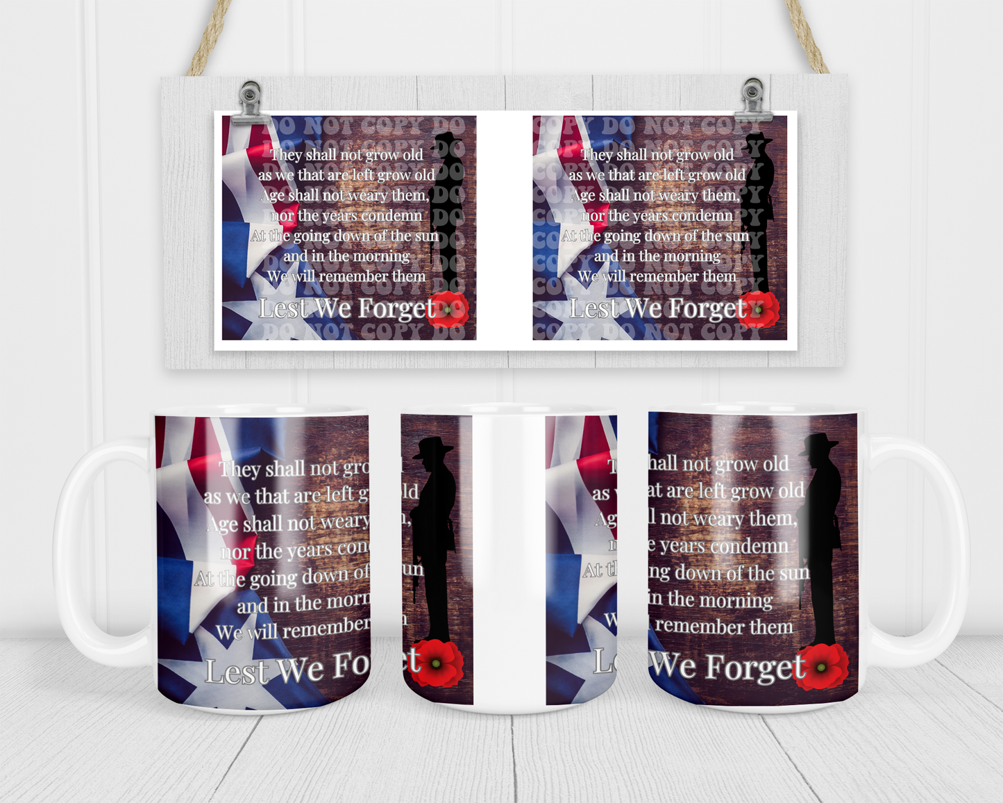 Lest We Forget Mug