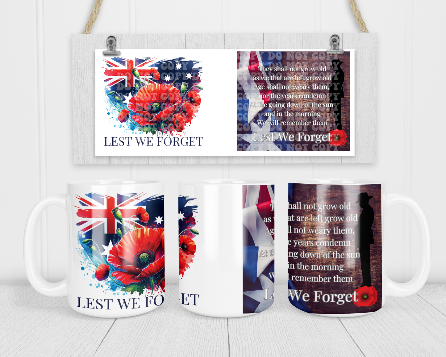 Lest We Forget Mug