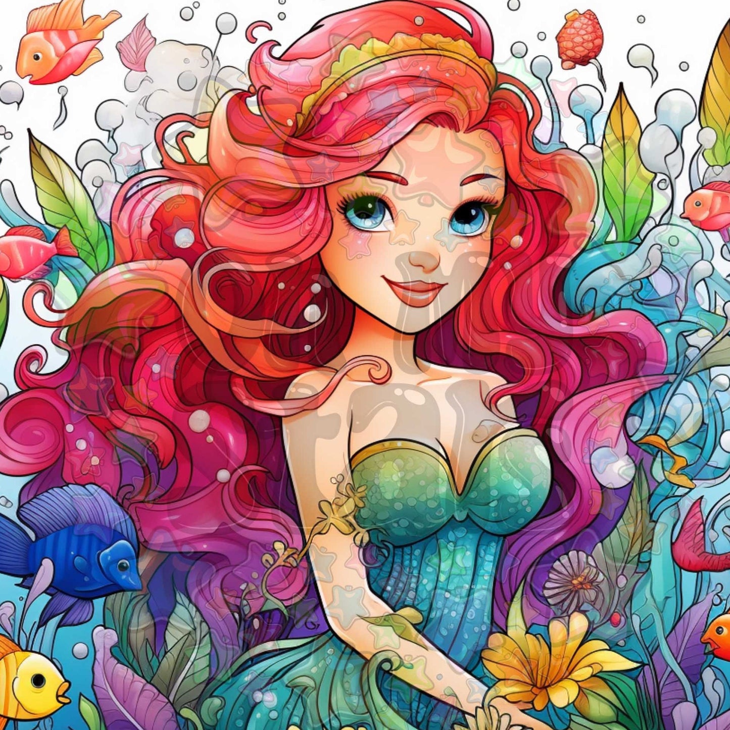 Mermaid White BG