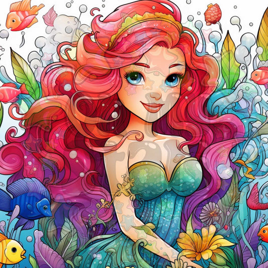 Mermaid White BG