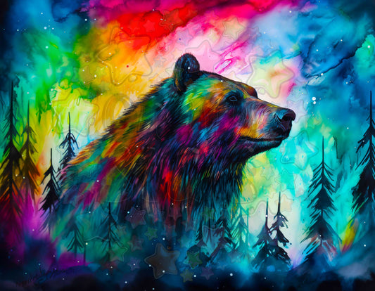 Northern Lights Bear