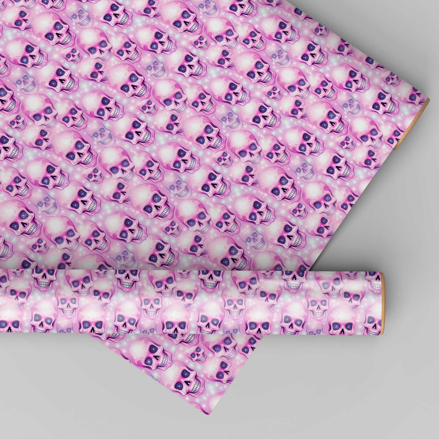 Pink Pastel Skulls