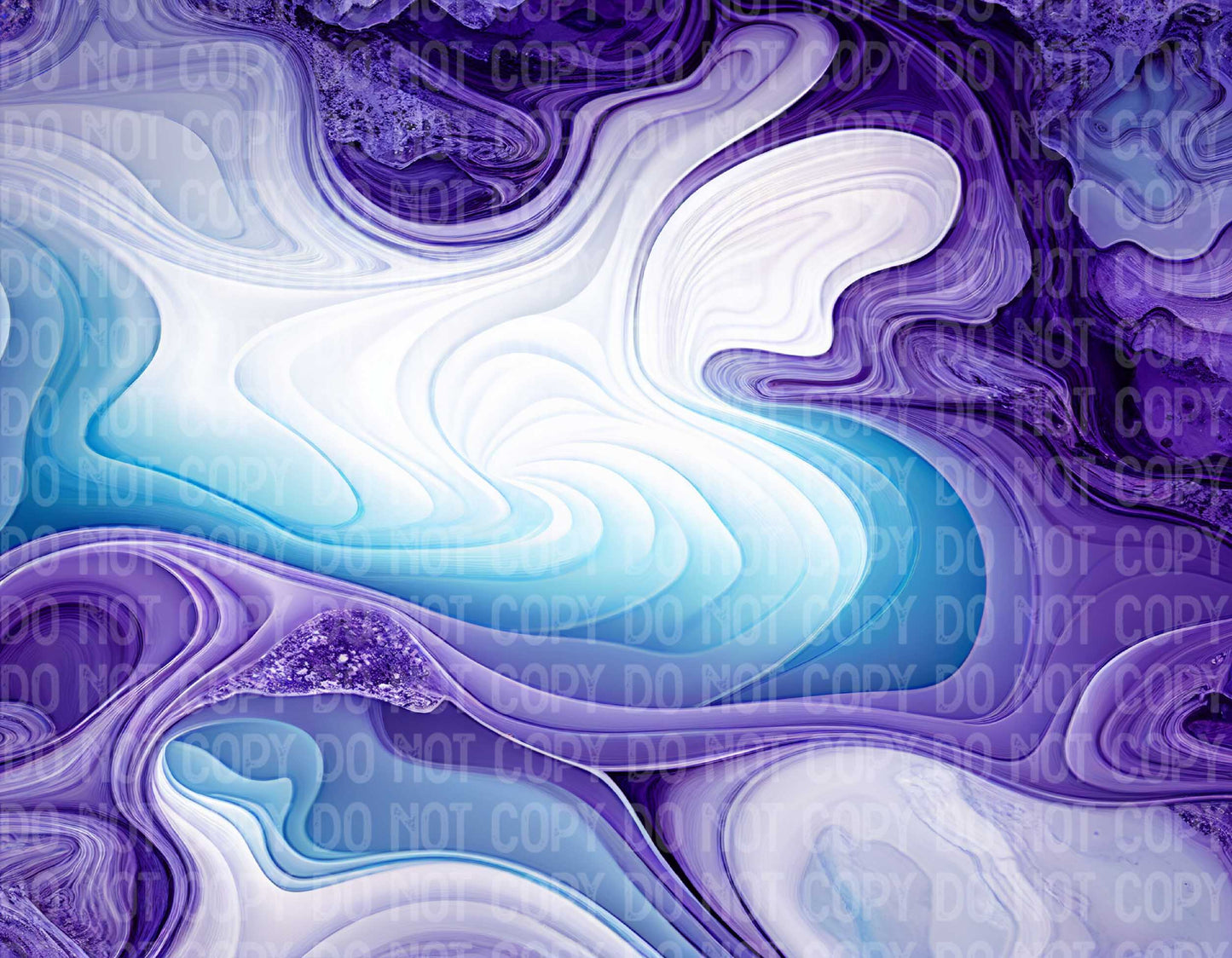 Purple Marble White Centre