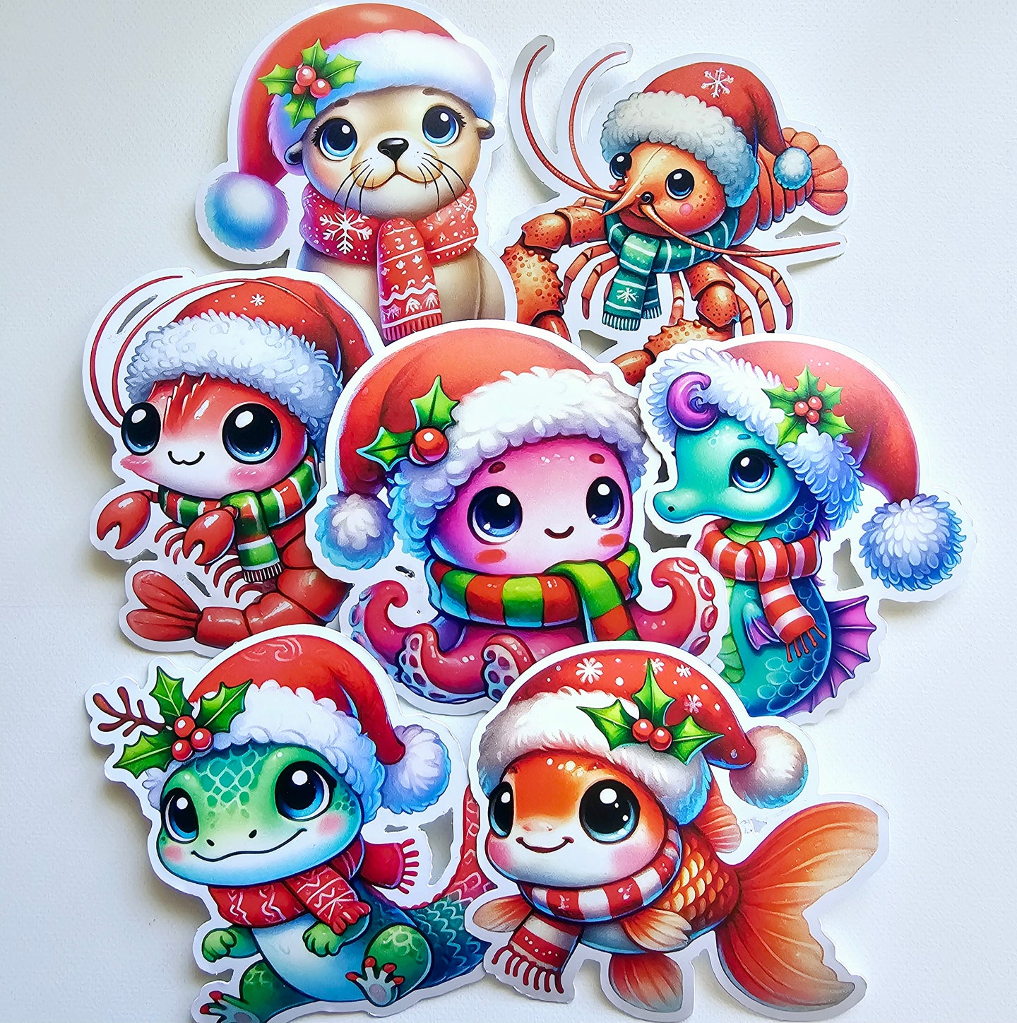 Christmas Animals 7pc Bundle B