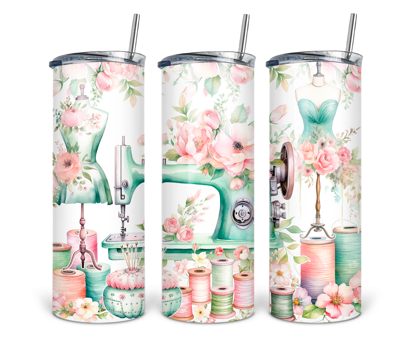 Pastel Sewing