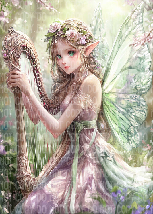 Young Fairy Harp