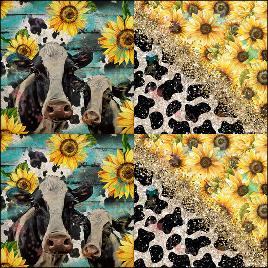 Cow Sunflowers