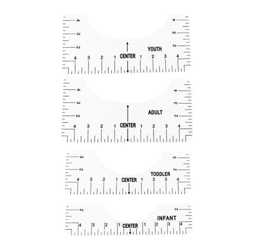 4pc T-shirt Ruler