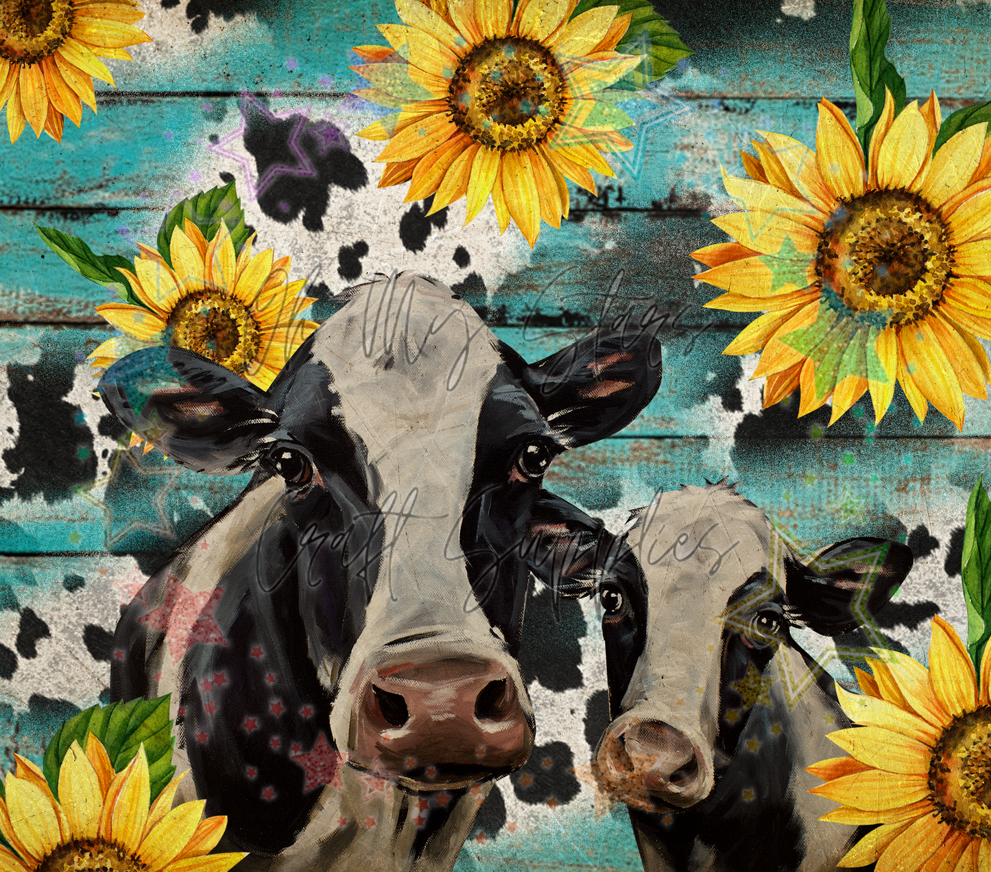 Cow Sunflowers